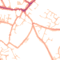Daytime road noise heatmap for MK18 1AH