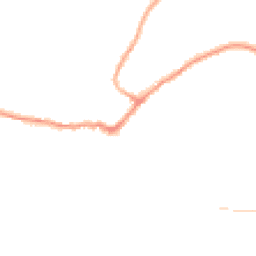 Night-time road noise heatmap for MK18 1BA