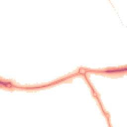 Night-time road noise heatmap for MK18 1BL