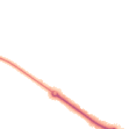 Night-time road noise heatmap for MK18 1DR