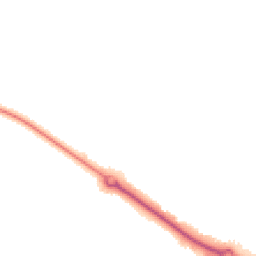 Night-time road noise heatmap for MK18 1DS