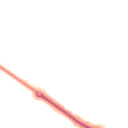 Night-time road noise heatmap for MK18 1DW