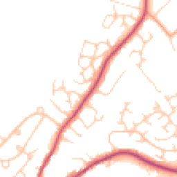 Daytime road noise heatmap for MK18 1FE