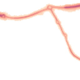 Night-time road noise heatmap for MK18 1HJ
