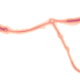 Night-time road noise heatmap for MK18 1RQ