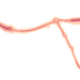 Night-time road noise heatmap for MK18 1RT