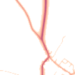 Daytime road noise heatmap for MK18 1SP