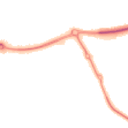 Night-time road noise heatmap for MK18 1UL