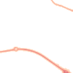 Night-time road noise heatmap for MK18 1WP