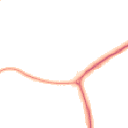 Night-time road noise heatmap for MK18 1YW