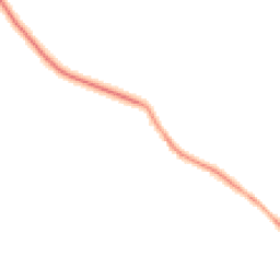 Night-time road noise heatmap for MK18 2AL