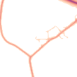 Daytime road noise heatmap for MK18 2BP
