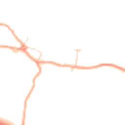 Daytime road noise heatmap for MK18 2DP
