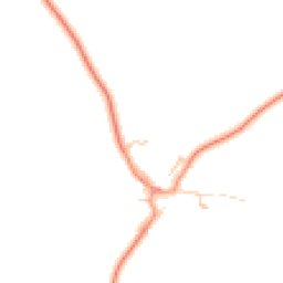 Daytime road noise heatmap for MK18 2FA