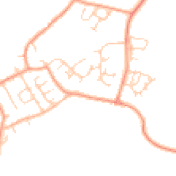 Daytime road noise heatmap for MK18 2GH