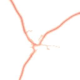 Daytime road noise heatmap for MK18 2GL