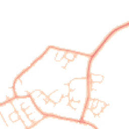 Daytime road noise heatmap for MK18 2GQ