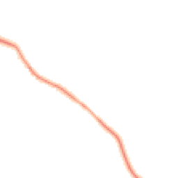Night-time road noise heatmap for MK18 2GW