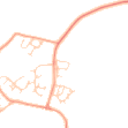 Daytime road noise heatmap for MK18 2GY