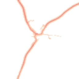 Daytime road noise heatmap for MK18 2HR