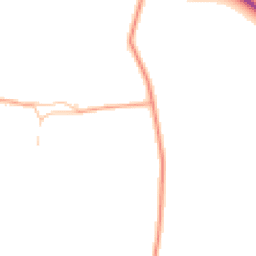 Daytime road noise heatmap for MK18 2JP