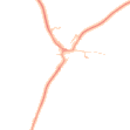 Daytime road noise heatmap for MK18 2LU