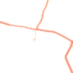 Daytime road noise heatmap for MK18 2NF