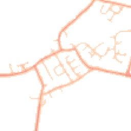 Daytime road noise heatmap for MK18 2PN