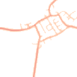Daytime road noise heatmap for MK18 2PP