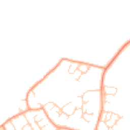 Daytime road noise heatmap for MK18 2RX