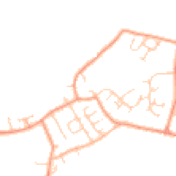 Daytime road noise heatmap for MK18 2SB