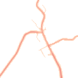 Daytime road noise heatmap for MK18 3DA