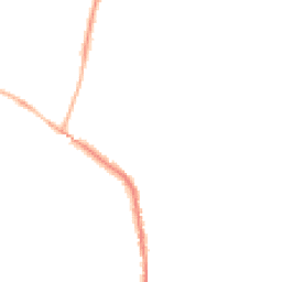 Night-time road noise heatmap for MK18 3GG