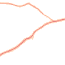 Daytime road noise heatmap for MK18 3LW