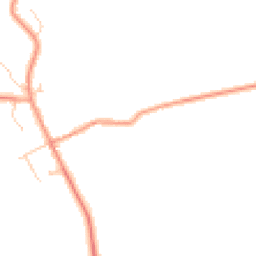 Daytime road noise heatmap for MK18 3NT
