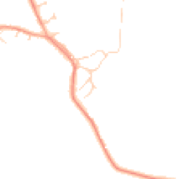 Daytime road noise heatmap for MK18 3PJ