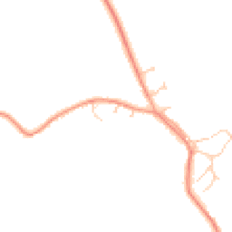 Daytime road noise heatmap for MK18 3QF