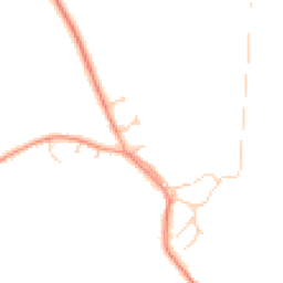 Daytime road noise heatmap for MK18 3QL