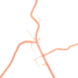 Daytime road noise heatmap for MK18 3QS