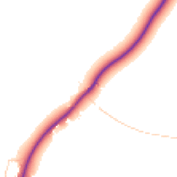 Daytime road noise heatmap for MK18 4AU