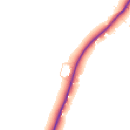 Daytime road noise heatmap for MK18 4AY