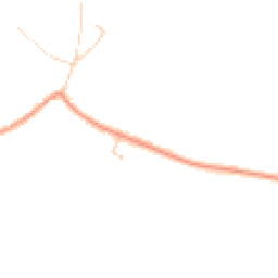 Daytime road noise heatmap for MK18 4ED