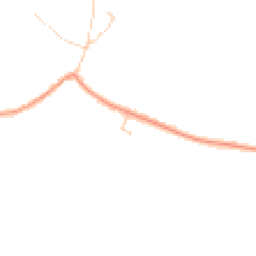 Daytime road noise heatmap for MK18 4EF