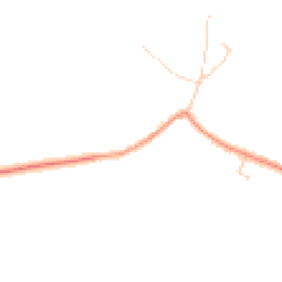 Daytime road noise heatmap for MK18 4EJ