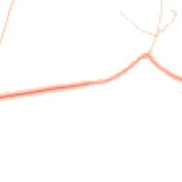 Daytime road noise heatmap for MK18 4EN
