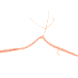 Daytime road noise heatmap for MK18 4EQ