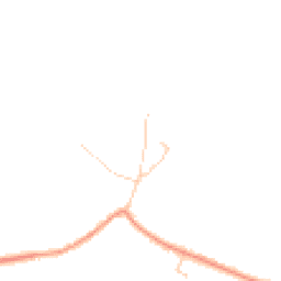 Daytime road noise heatmap for MK18 4EU