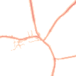 Daytime road noise heatmap for MK18 4HJ