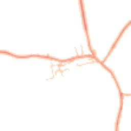 Daytime road noise heatmap for MK18 4HN