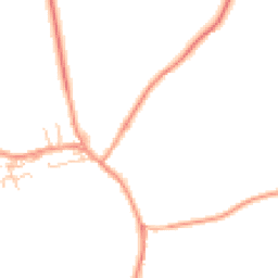 Daytime road noise heatmap for MK18 4JQ